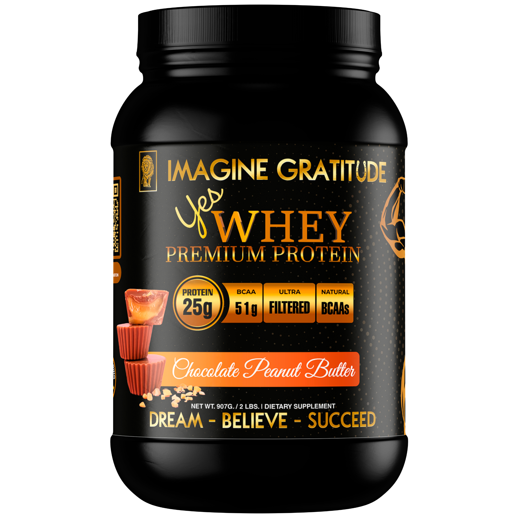 'Yes Whey' Premium Protein 2Lbs.